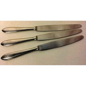 Inoxa Flatware Vlekvrij Massief Dinner Knife Lot 3 Holland Stainless Steel READ